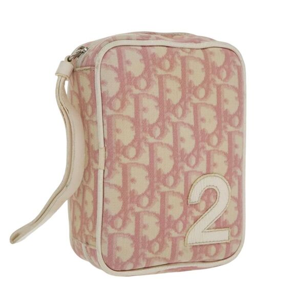 Pre Loved christian dior Women Pink Pouches - Picture 1 of 8